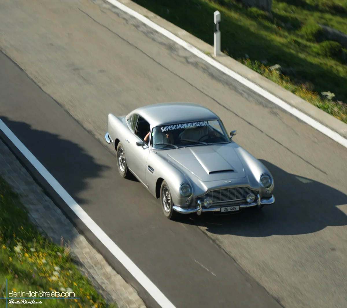 Aston Martin DB5 spotted in Andermatt — BerlinRichStreets